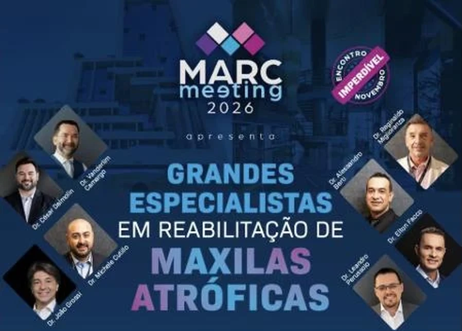 Cartaz do MARC Meeting 2026 com os palestrantes