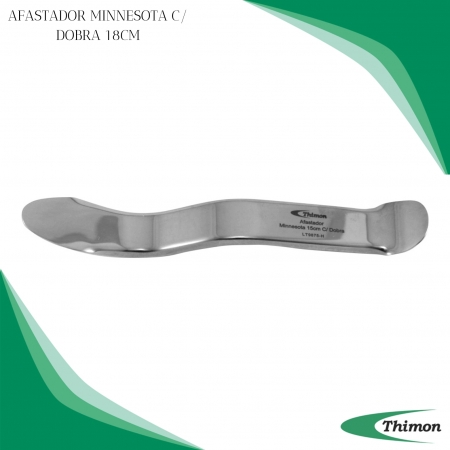 Afastador Minnesota c/ dobra 18 cm
