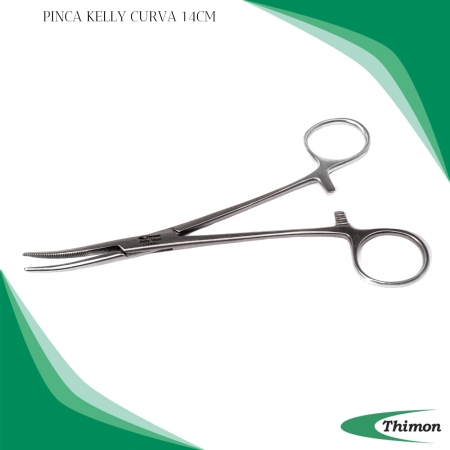Pinça Kelly curva 14 cm